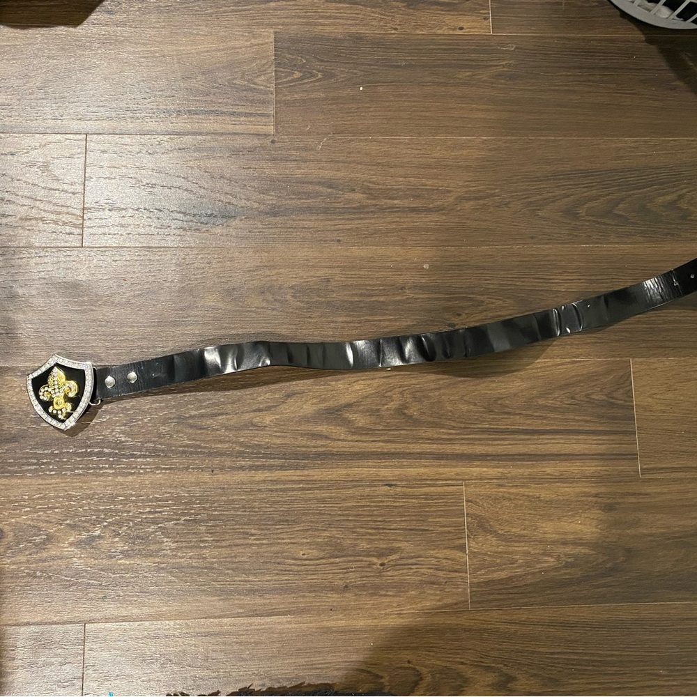Fleur De Lis Western Buckle Belt